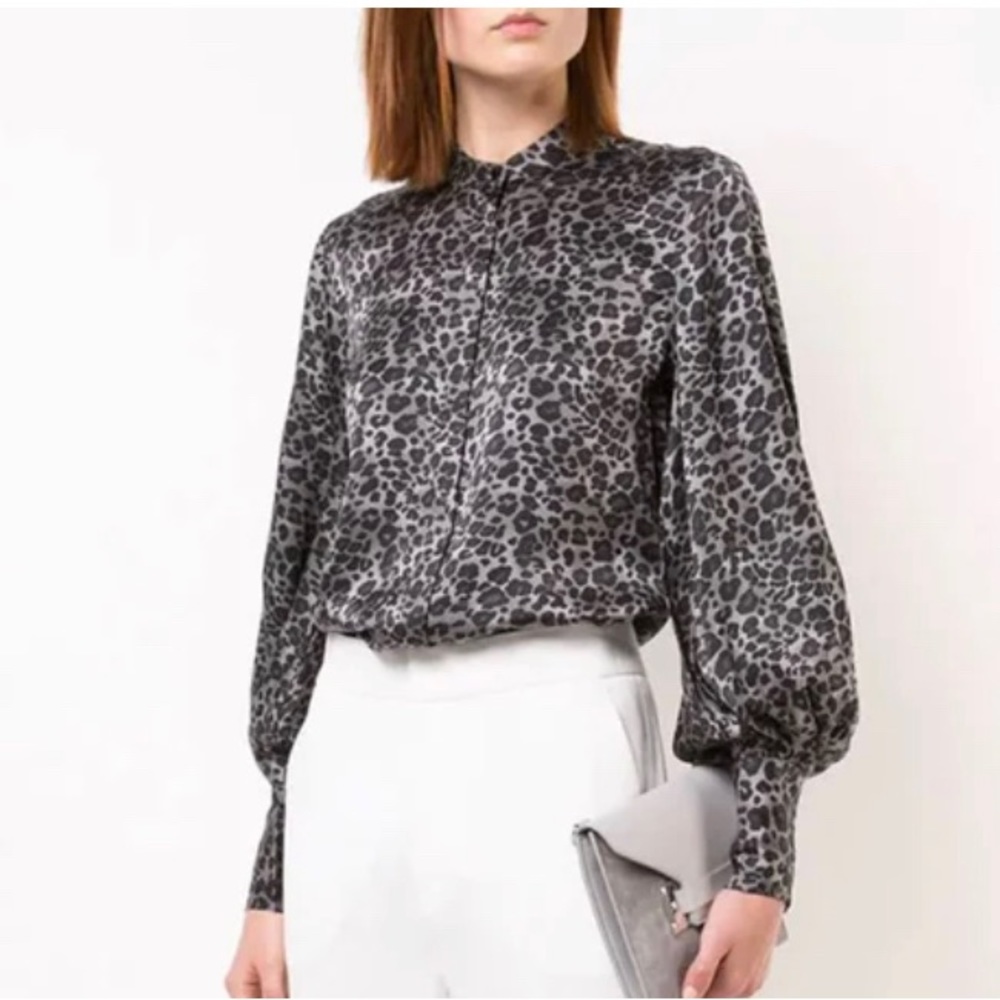 Equipment Silk Button Down Fancy Blouse